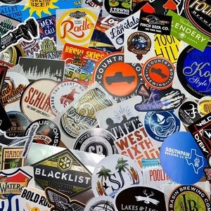 Lot of 10 Brewery Stickers! *RANDOM ASSORTMENT*